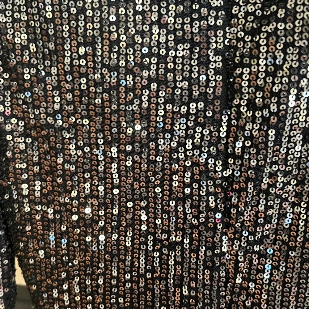 Mac Duggal 26940 Long Sleeve Sequin Dress